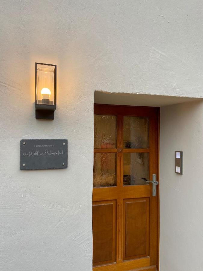 Ferienwohnung Am Wald-Und Wiesenkorb Kell am See Bagian luar foto